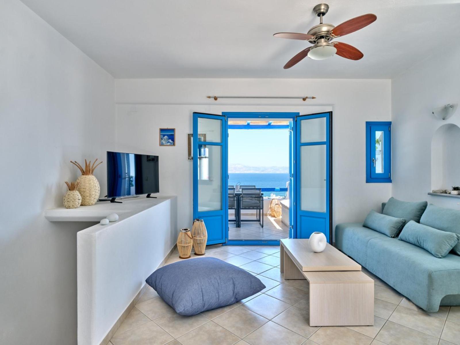 Paros Luxury Villa 2Mins From The Beach Piso Livadi Extérieur photo