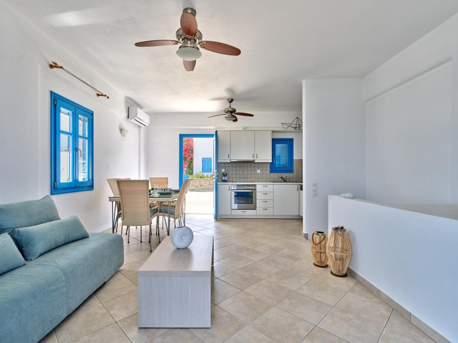 Paros Luxury Villa 2Mins From The Beach Piso Livadi Extérieur photo